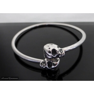 Silver Skull Bracelet