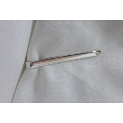 Classic Silver Tie Bar title=