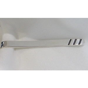 Contemporary Silver Tie Bar