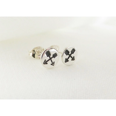 Arrow Stud Earrings title=