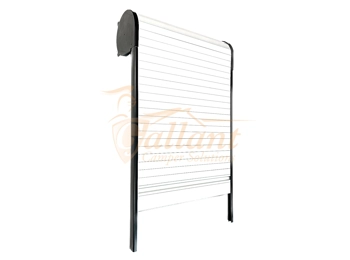 Tambour Door Spiral Kit - Gloss White Finish