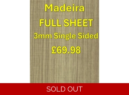 3mm Ply - Madeira - Full Sheet