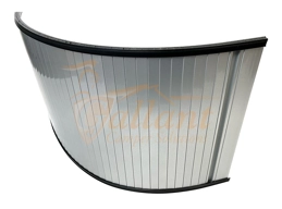 Black Flexi Track 2.4m Long for Tambour Door