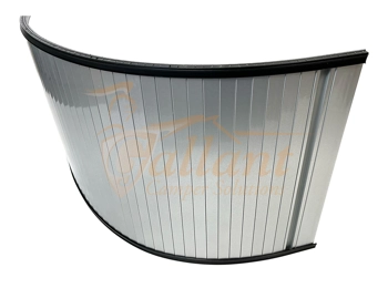 Black Flexi Track 2.4m Long for Tambour Door