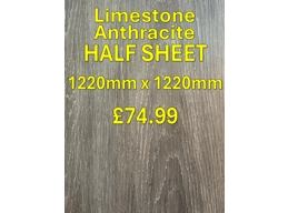 15mm Lightweight Furniture Ply - Limestone Anthracite - Half Sheet