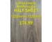 15mm Campervan Furniture Ply - Limestone Anthracite - Half Sheet