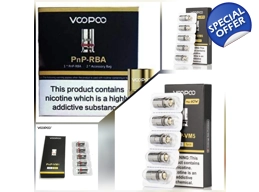 Voopoo Drag X / Vinci coil 5-Pack / RBA Base