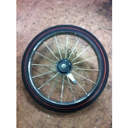 Leader Victoria Precision 16 inch Coaster Wheel with Solid Tire - NOS