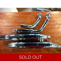 1999-03 Yamaha XV1600 Road Star Silverado Midnight Star Complete Exhaust 4WM-14620-00 4WM-14710-02