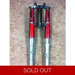 1972-73 Honda CB350F Four Complete Front Fork Assembly