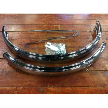 Chrome Fender Set for 24 inch Wheel Wide - NOS