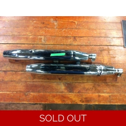 1999-05 Yamaha XVS1100 V-Star Custom Classic Silverado Muffler Set 5EL-14710-50-00