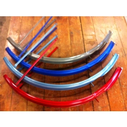 Raleigh Front Fender for 26 x 1 3/8 Wheel Blue Red Grey - NOS