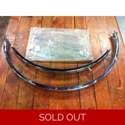 Raleigh Fender Set for 27 x 1 1/4 Wheel Chrome - NOS