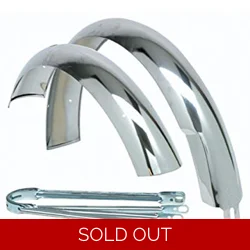 Wald 962-20 Balloon Tire Chrome Fender Set for 20in Wheel - NOS