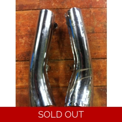 1983-85 Honda CB650SC Nighthawk Exhaust Guards - Pair