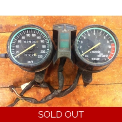 1980-82 Kawasaki KZ550 LTD Instrument Panel Gauge Cluster