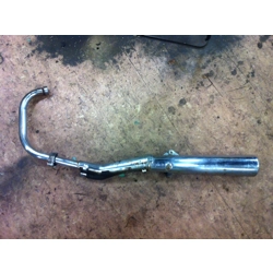 1982-83 Suzuki GS750E GS750T Left Muffler and Head Pipe 14302-45401