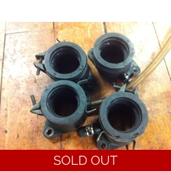 1980-81 Yamaha XJ650 Maxim Carb to Engine Intake Manifold Rubbers Boots - set of 4