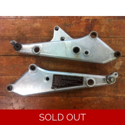 1981-82 Honda CB900F Foot Peg & Control Brackets Rails - Pair