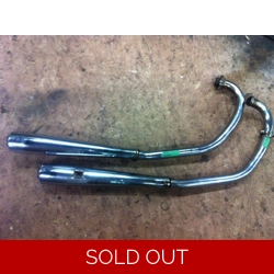 1973-74 Yamaha TX500 Left & Right Complete Exhaust