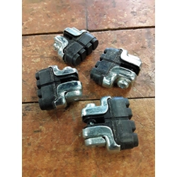 Replacement Shoes for Vintage Stamped Steel Cantilever Brakes - Set of 4 - NOS