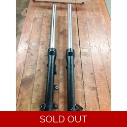 1983-84 Honda VT500FT Ascot Fork Legs Stanchion Tubes - Pair