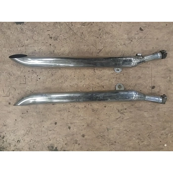 1983-84 Yamaha XVZ12 XVZ1200 Venture Royale Turndown Mufflers - Pair