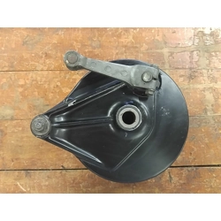 1980-86 Honda CB400 CB450 CM400 CM450 Drum Brake Plate with Shoes 43410-473-000 43110-413-750