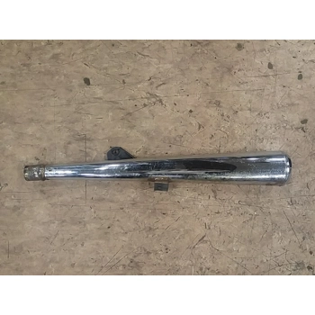 1980-82 Honda CB400T CB450T Hawk Left Muffler and Bracket 18418-413-750 18430-443-782