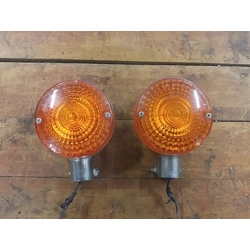 1975-83 Honda CB400 CB650 CB750 CB900 GL1000 Rear Signal Lights- Pair #2 33600-377-671 33650-377-671