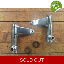 1981 Honda CB650C Custom Fork Ears Headlight Brackets 51602-460-730 51606-460-730