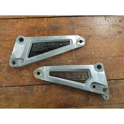 1982-86 Honda CB450SC Nighthawk Peg Mounting Rails 50700-MC9-670 50600-MC9-670