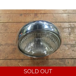 1985 Honda CB450SC Nighthawk Headlight and Bucket Complete Stanley HM-54M-S HM-23M-S