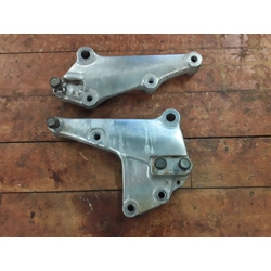 1979-82 Honda CB400T CB450T Hawk Peg Mount Brackets Side Rails 50700-413-000 50600-413-010