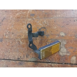 1983-85 Suzuki GS700E GS750E GSX750E Front Right Hose Guide and Reflector 35950-43430 59260-31300