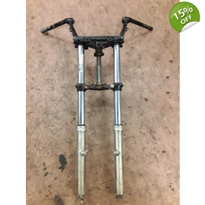 1982-83 Yamaha XZ550R Vision Complete Fork Assembly with Bars 11H-23435-00-98 11H-23102-00