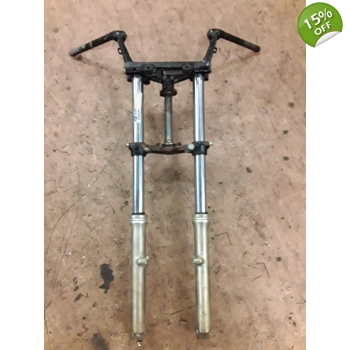 1982-83 Yamaha XZ550R Vision Complete Fork Assembly with Bars 11H-23435-00-98 11H-23102-00