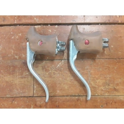 Dia-Compe 144C Red Dot Road Brake Lever Set with Hoods