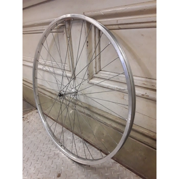 Favorit Renak Odd Size 27x1 1/4 Front Wheel Silver - NOS