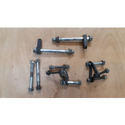 1983 Yamaha XJ900R Seca Engine Mounting Bolts and Brackets 90105-12208-00 31A-21315-00-33