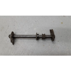 1980-83 Yamaha SR250 TT250 XT250 Rear Axle Assembly 3Y1-25389-00-00 150-25381-00-00