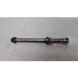 1977-82 Yamaha SR250 TT250 YZ125 Front Axle Assembly 90387-15600-00 1W1-25181-01-00