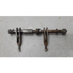1982-83 Suzuki GN250 Rear Axle and Tensioners 61410-38300 64711-32100