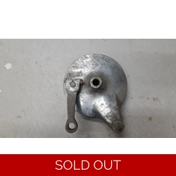 1983 Suzuki GN250D Rear Drum Brake Cover Assembly Complete with Shoes