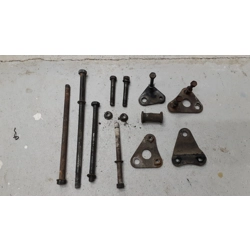 1980-82 Suzuki GS400L GS450 Engine Mounting Bolts and Brackets 41910-44000-019