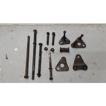 1980-82 Suzuki GS400L GS450 Engine Mounting Bolts and Brackets 41910-44000-019