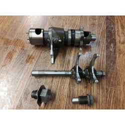 1976-82 Kawasaki KZ750 Twin Shift Drum, Forks, Detent Stop 13140-1008 13239-1017