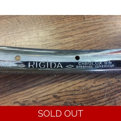 Rigida Chrolux 27x1 1/4 Chrome Steel Road Rim 36H