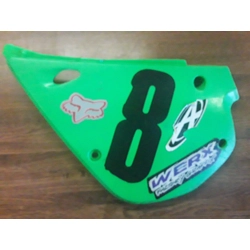 1992-97 Kawasaki KX80 KX100 Left Side Cover 36030-5023-6W 36001-1476